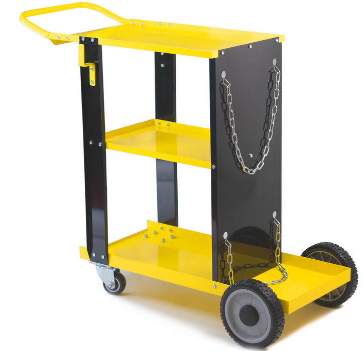 Welding Cart Heavy Duty for MIG TIG Welder Plasma Cutter 3-Tier Shelf with Tank Storage-612