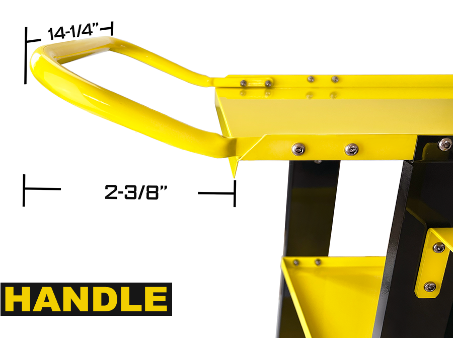 Welding Cart Heavy Duty for MIG TIG Welder Plasma Cutter 3-Tier Shelf with Tank Storage-612